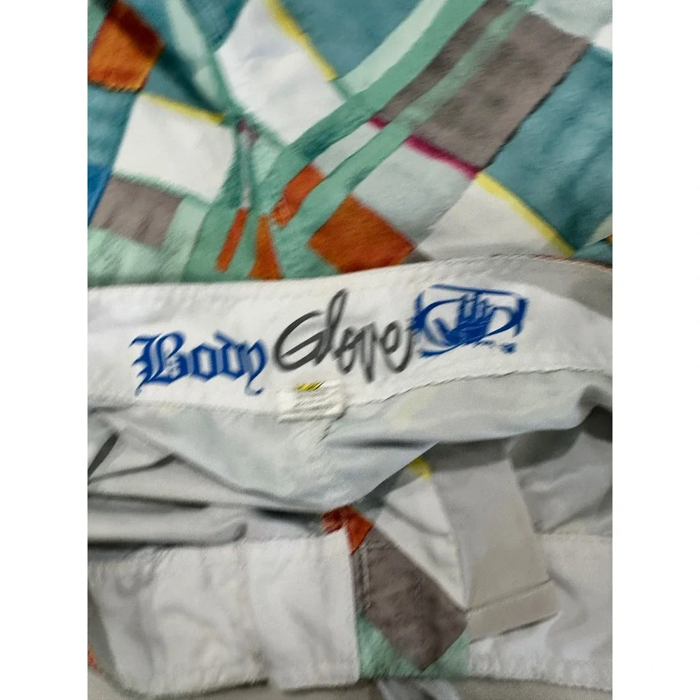 Body Glove Mens Board Shorts Size 32 Multicolor Geometric Abstract Swim Trunks